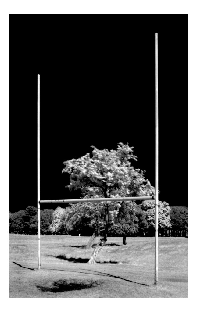 Goalposts in Phoenix Park